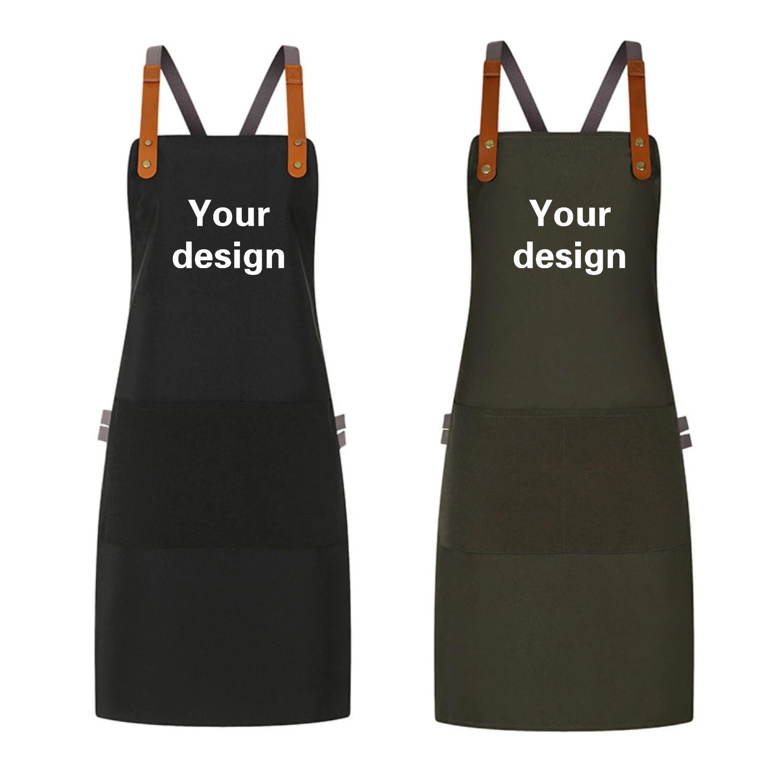 Embroidery Apron - Delantal de Lona Gruesa de Poliéster