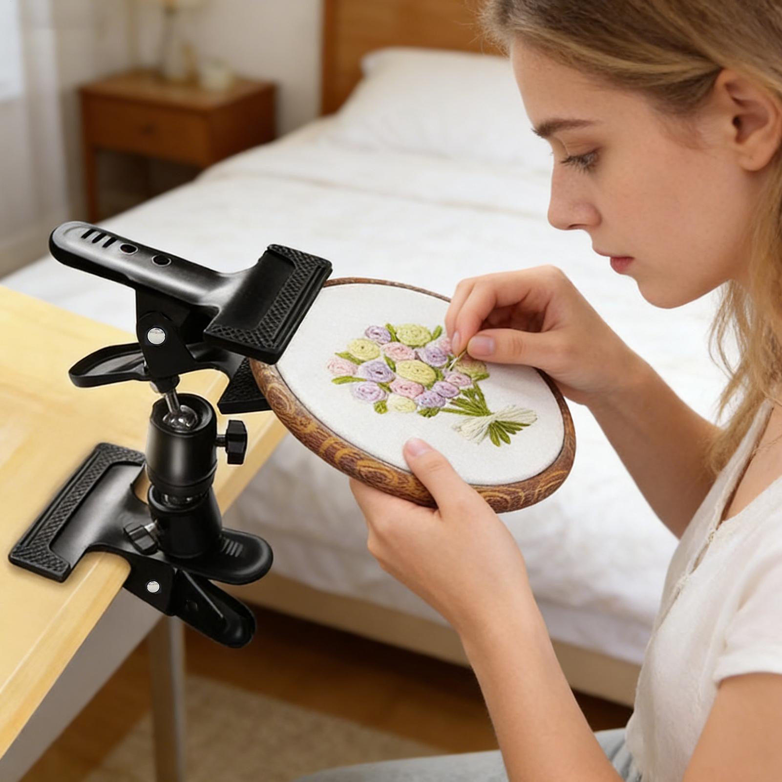 Embroidery Hoop - Soporte de bordado resistente y ajustable