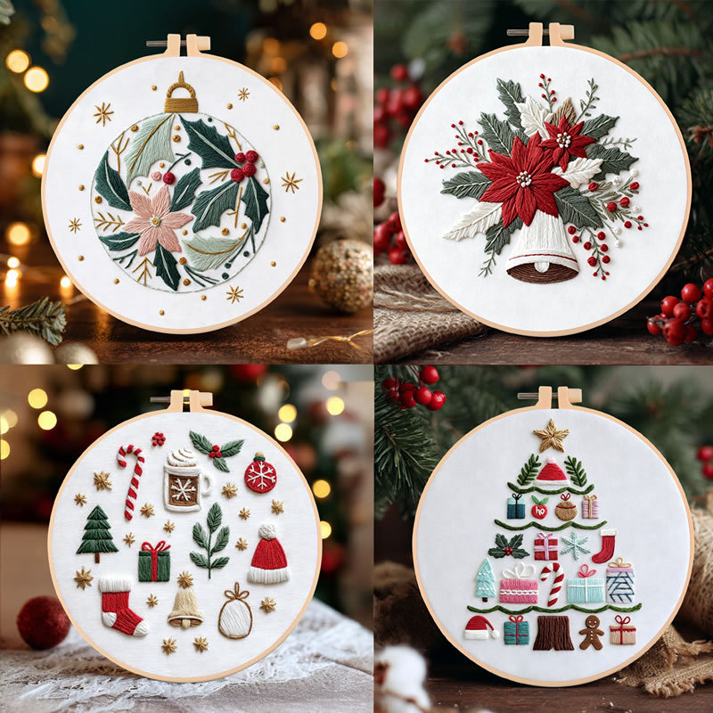 Kit de Bordado DIY para Árbol  - Embroidery Hoop reseña y precio