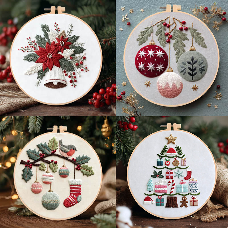 Kit de Bordado DIY para Árbol  - Embroidery Hoop reseña y precio