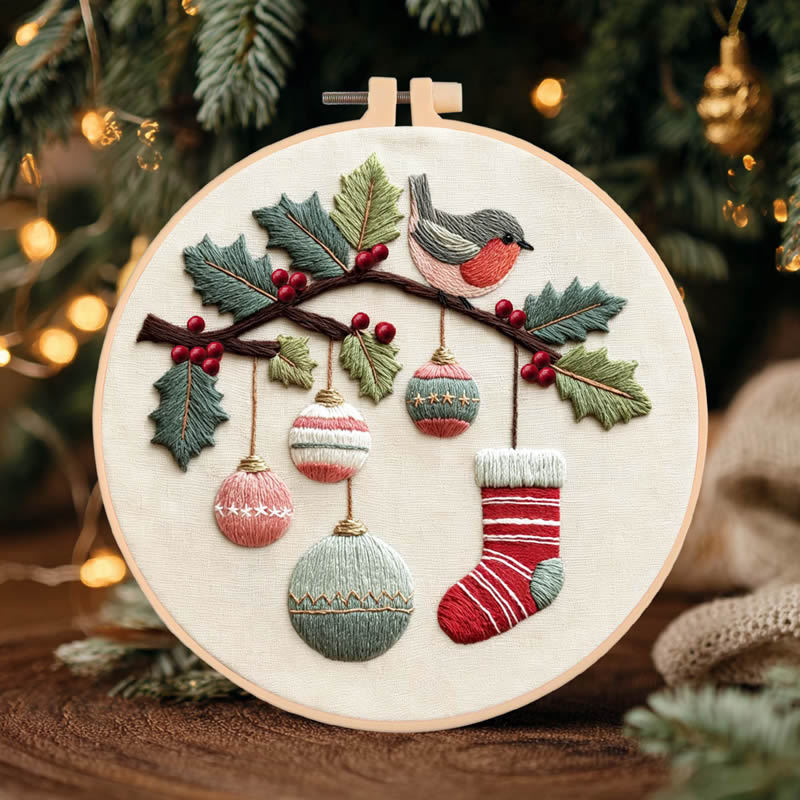 Kit de Bordado DIY para Árbol  - Embroidery Hoop reseña y precio