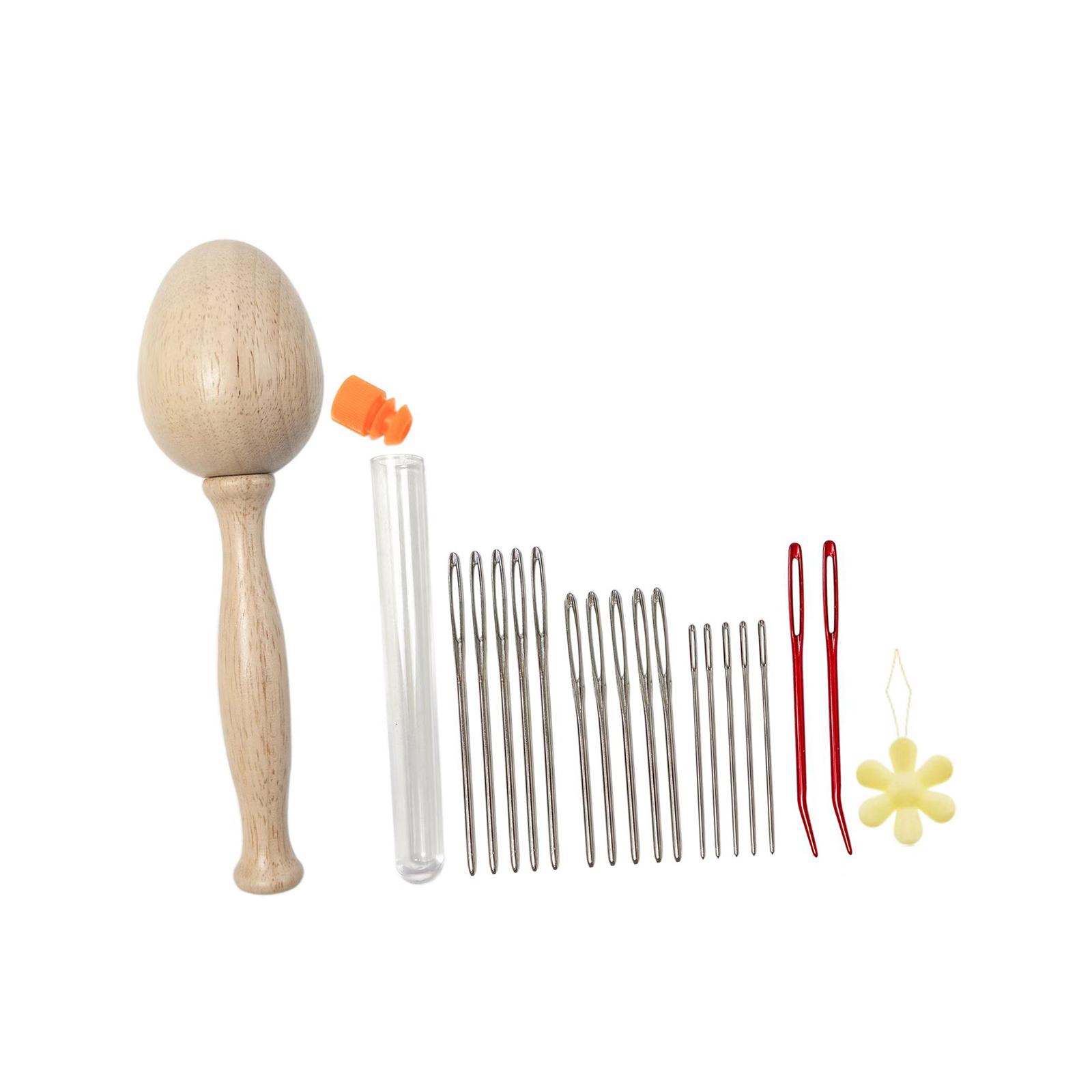 Hongo de madera para coser a m - Embroidery Egg reseña y precio