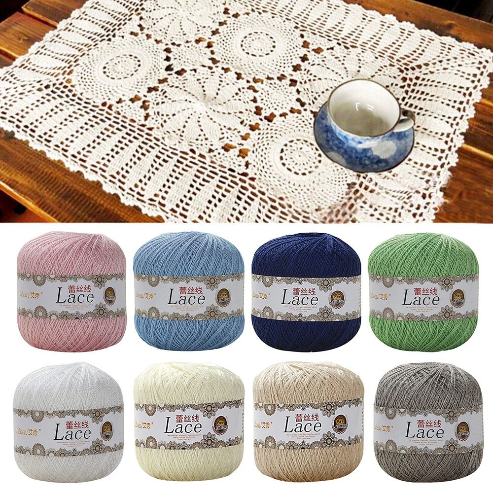 Hilo de encaje de algodón suav - Embroidery Thread Yarn reseña y precio