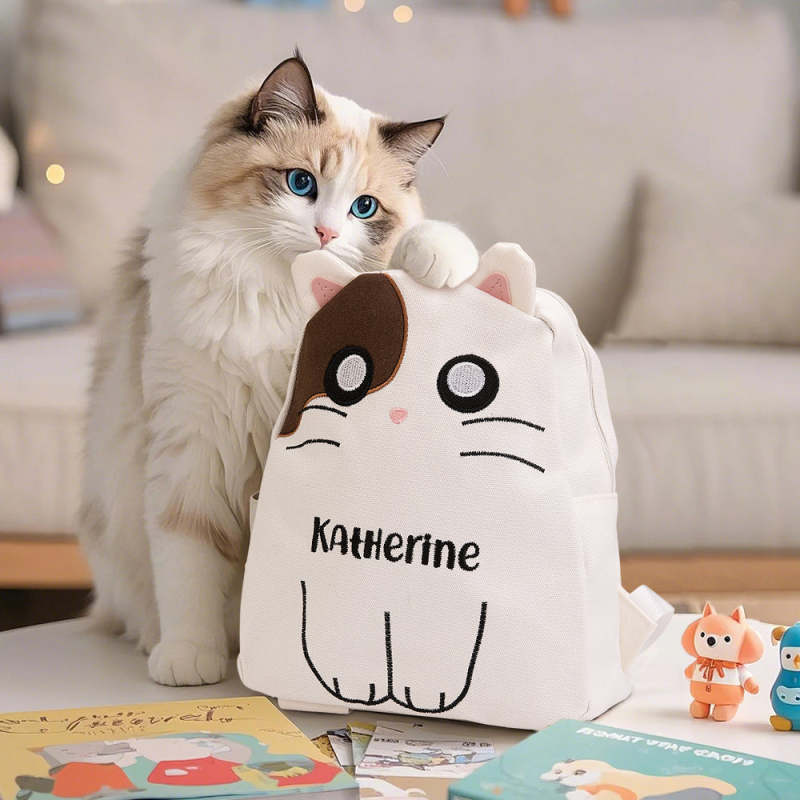 Mochila de estilo coreano con  - Embroidery Name Designs reseña y precio