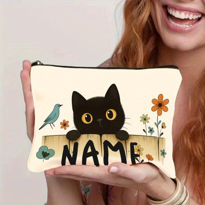 Bolsa de maquillaje personaliz - Embroidery Name Designs reseña y precio