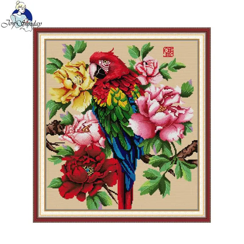 Joy Sunday-Kit de punto de cru - Embroidery Meaning reseña y precio