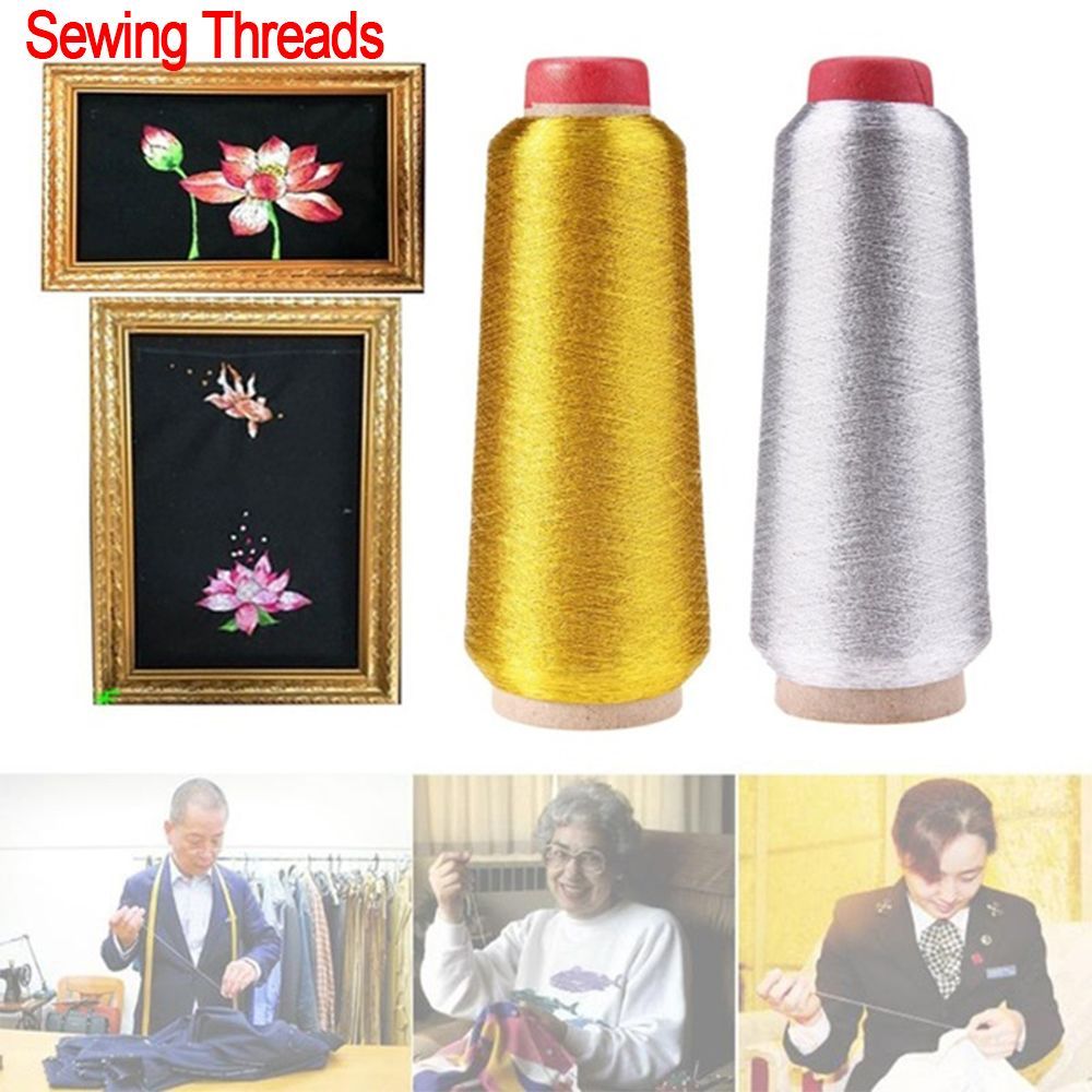 Hilos de bordado dorados/plate - Embroidery Thread Yarn reseña y precio