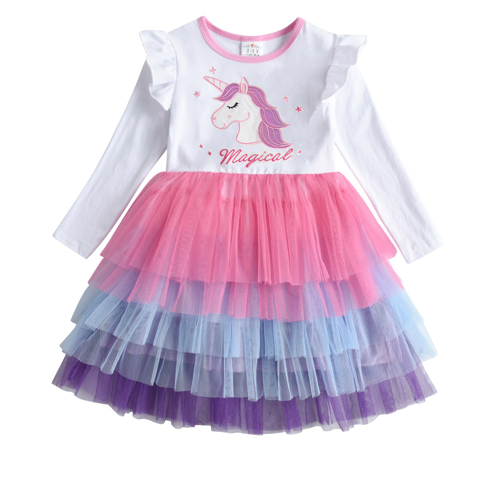 Vestido de Tutú con Bordado de - Embroidery Unicorn reseña y precio