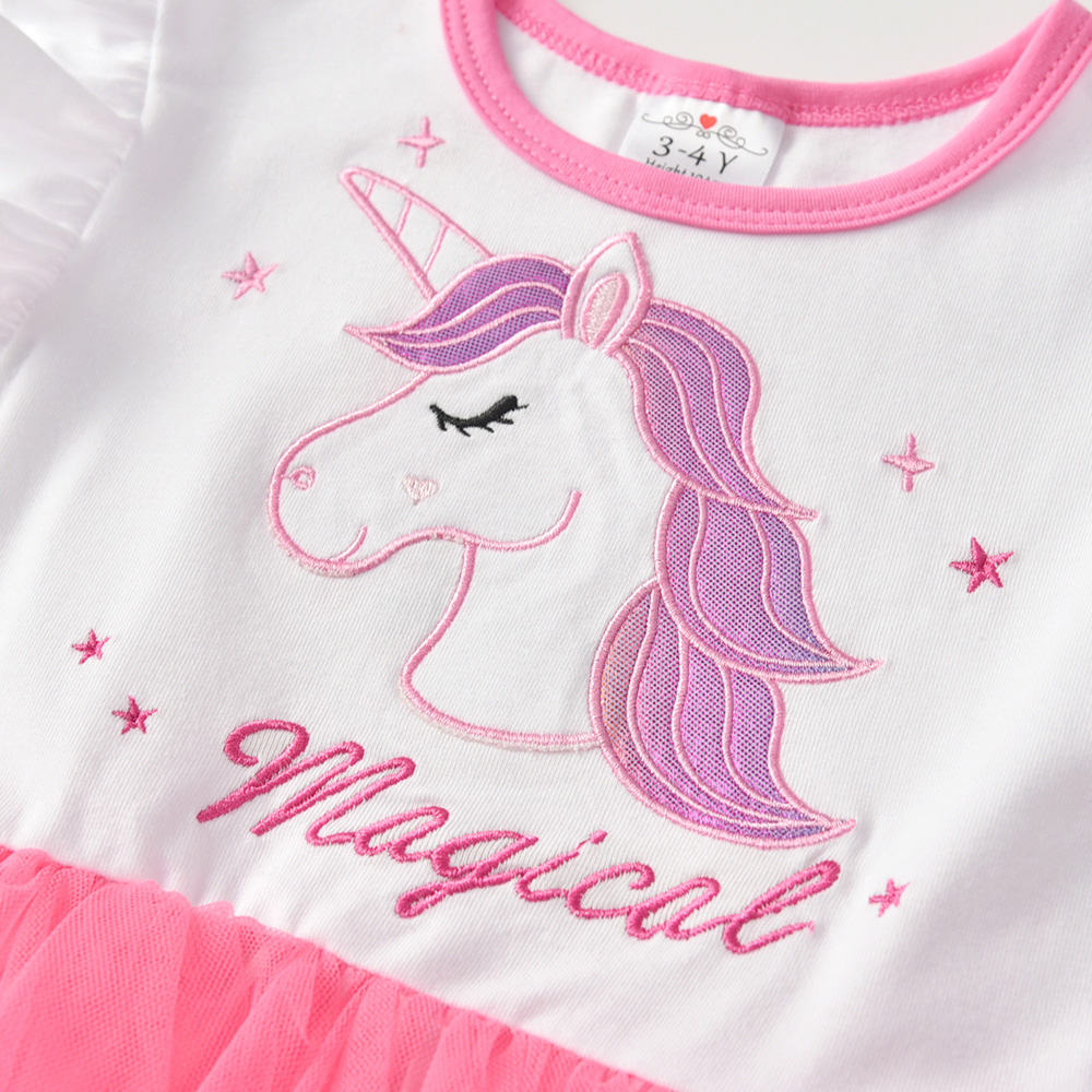 Vestido de Tutú con Bordado de - Embroidery Unicorn reseña y precio