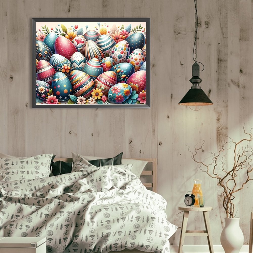 Pintura de diamante familiar,  - Embroidery Egg reseña y precio