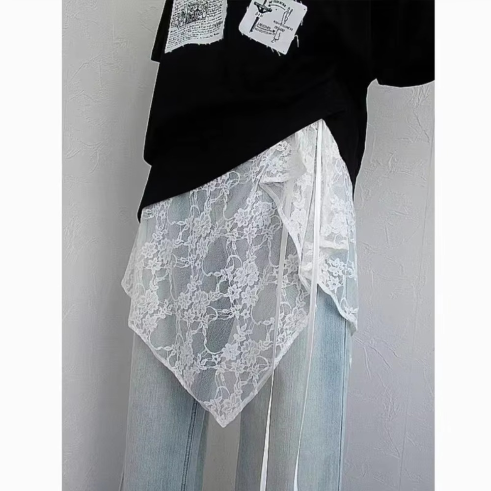 Minifalda de encaje francés co - Embroidery Apron reseña y precio