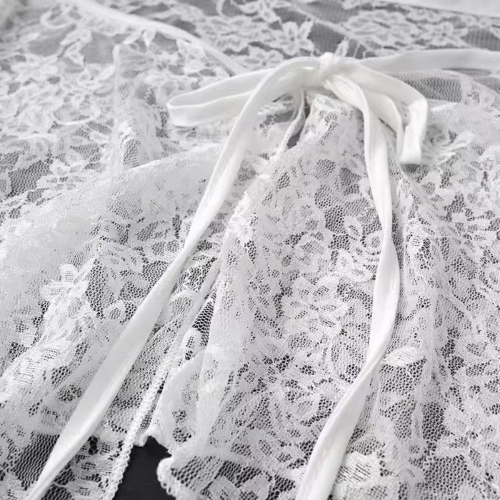 Minifalda de encaje francés co - Embroidery Apron reseña y precio