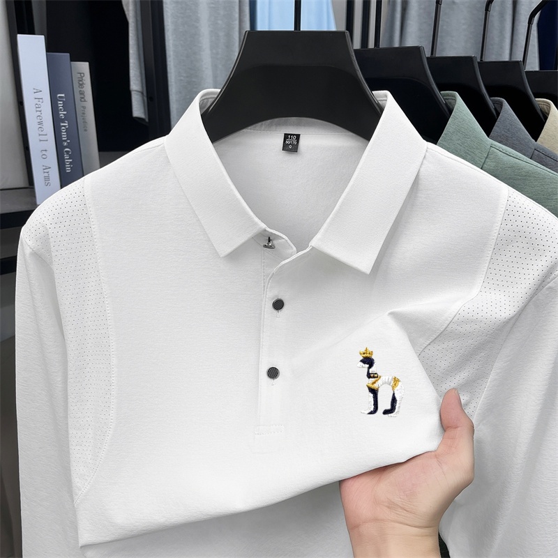 Polo de manga larga para hombr - Embroidery Underlay reseña y precio