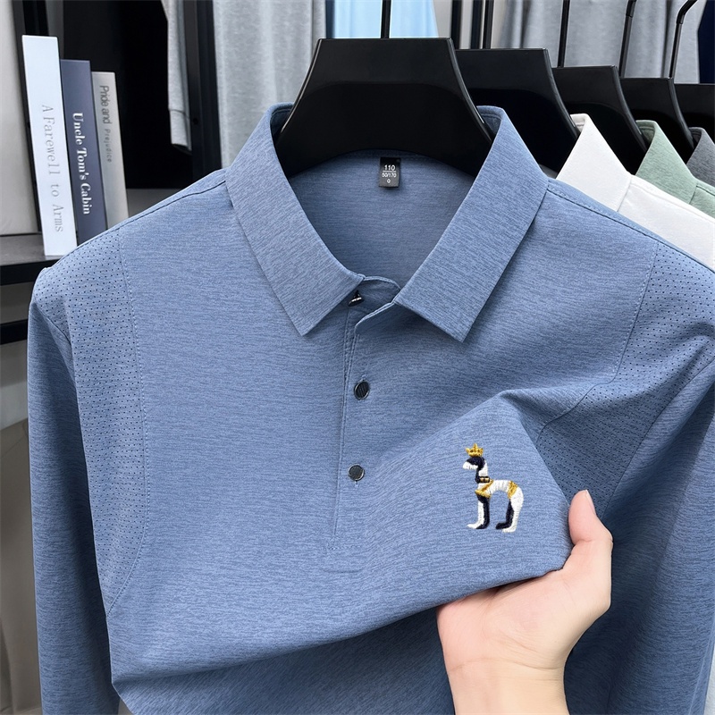 Polo de manga larga para hombr - Embroidery Underlay reseña y precio