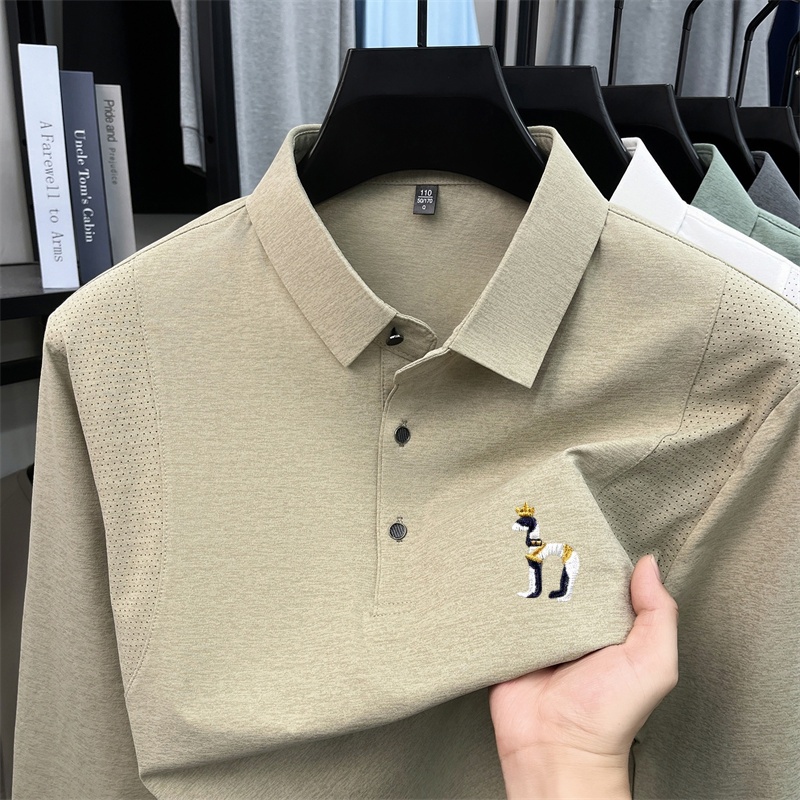 Polo de manga larga para hombr - Embroidery Underlay reseña y precio