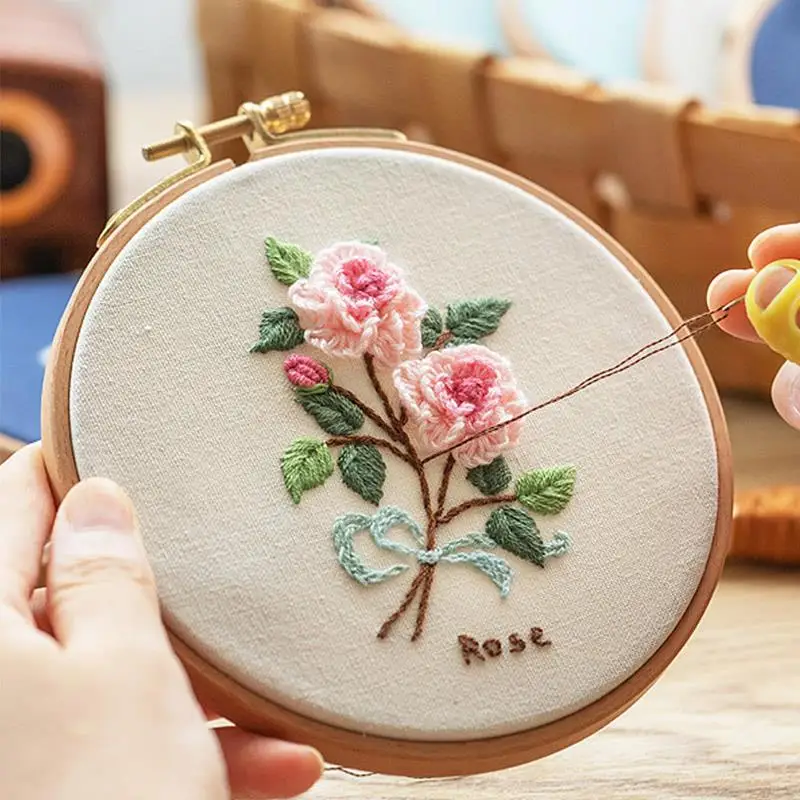 Aros de bordado de madera de h - Embroidery Hoop reseña y precio