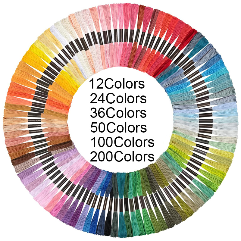Hilo de Bordar, 12/24/36/50/10 - Embroidery Meaning reseña y precio
