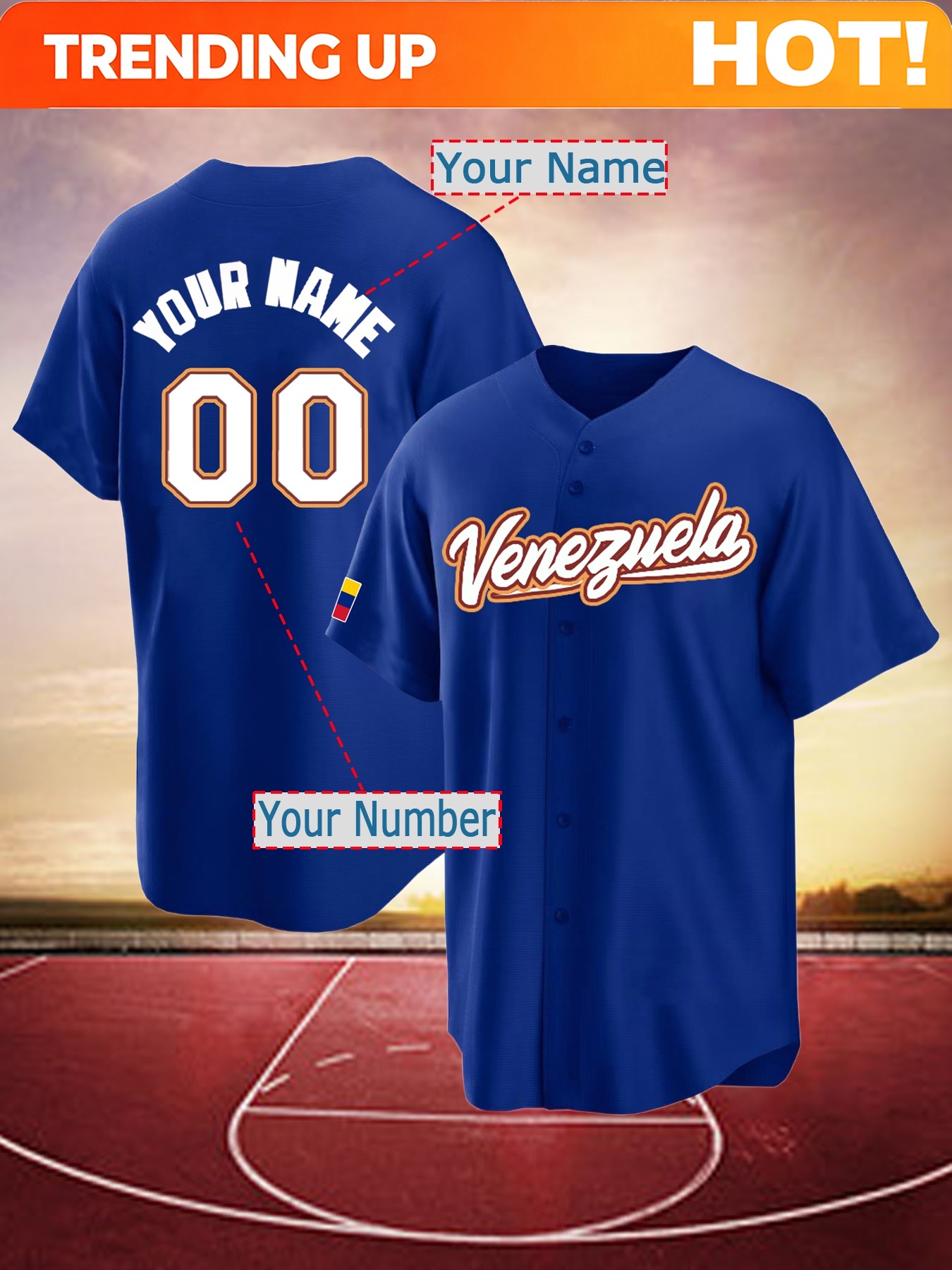 Camiseta de Béisbol Personaliz - Embroidery Name Designs reseña y precio