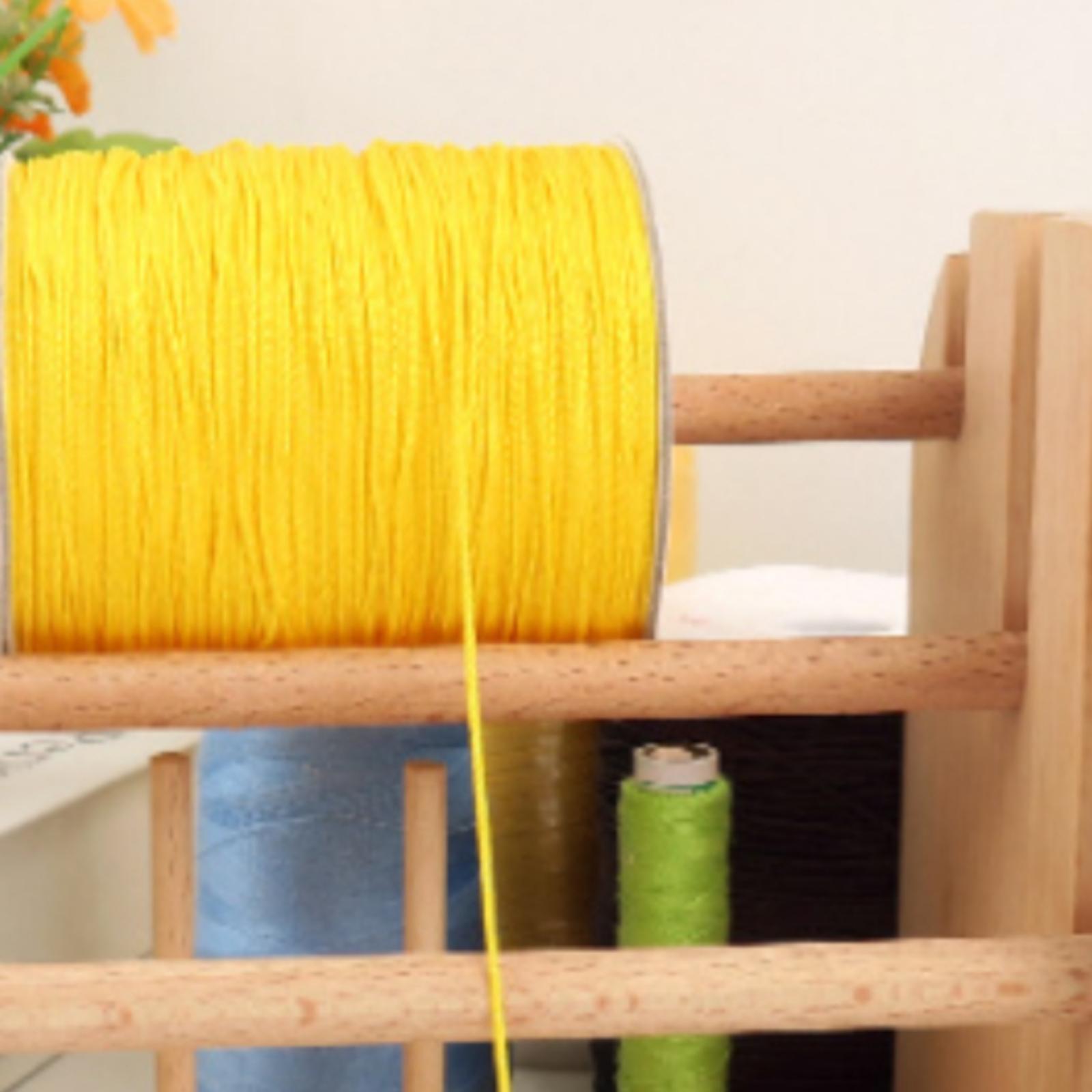 Organizador compacto de madera - Embroidery Thread Yarn reseña y precio