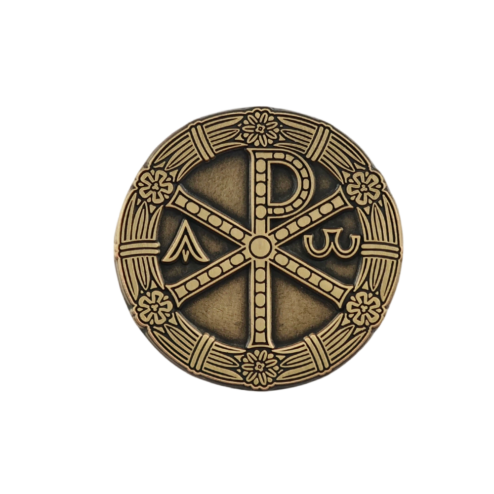 Broche Cristiano Chi Rho, Cruz - Embroidery Alpha reseña y precio