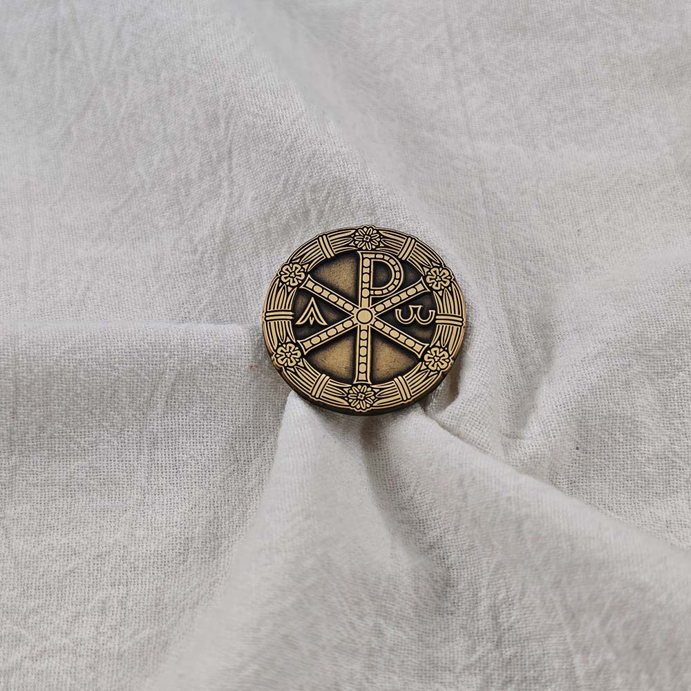 Broche Cristiano Chi Rho, Cruz - Embroidery Alpha reseña y precio