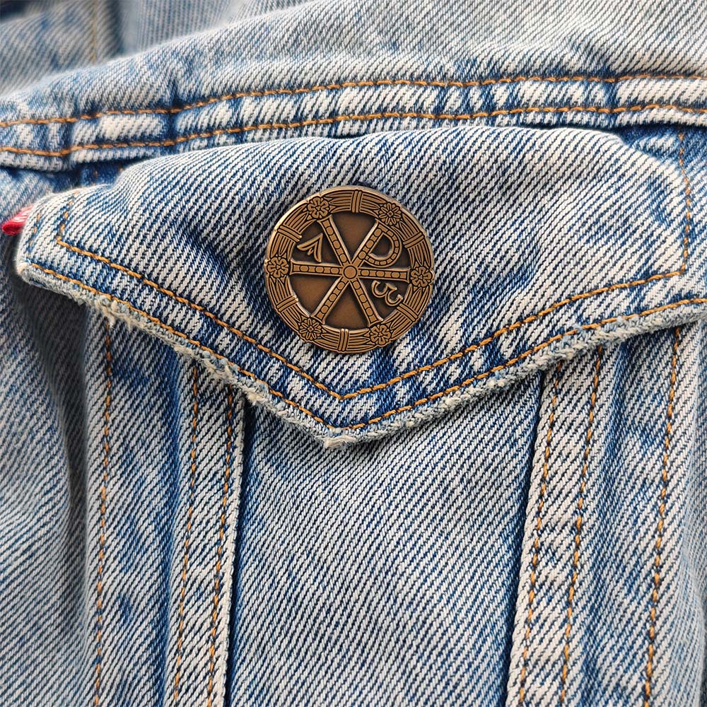 Broche Cristiano Chi Rho, Cruz - Embroidery Alpha reseña y precio