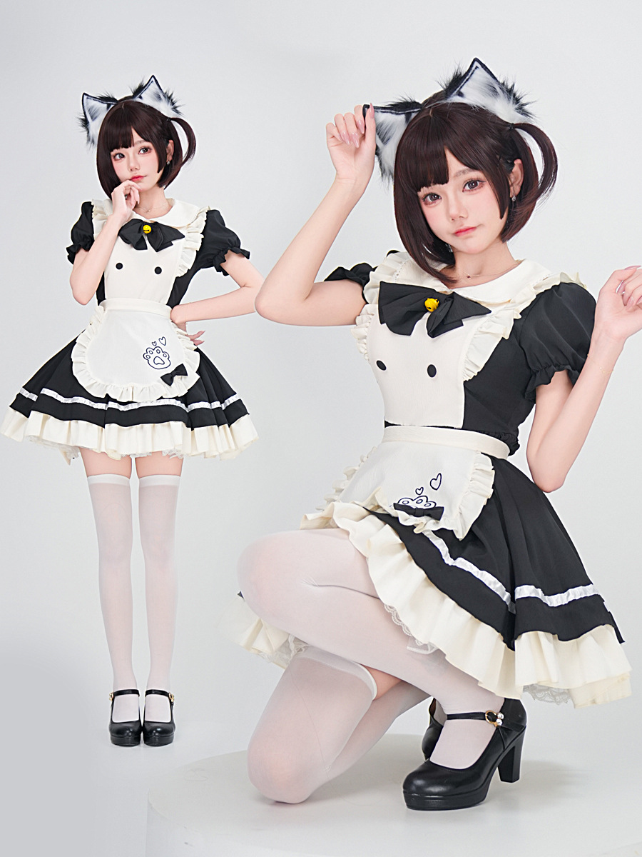 Disfraz de Cosplay de Maid Swe - Embroidery Apron reseña y precio