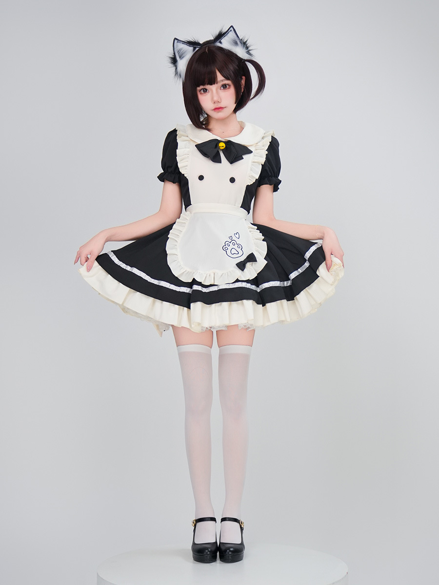 Disfraz de Cosplay de Maid Swe - Embroidery Apron reseña y precio