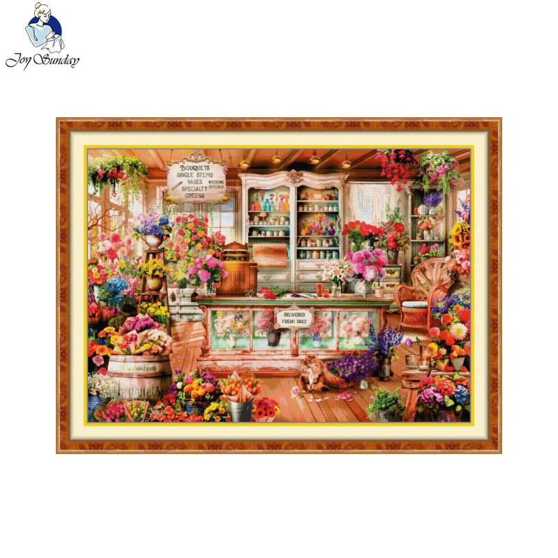 Joy Sunday-Kit de punto de cru - Embroidery Meaning reseña y precio