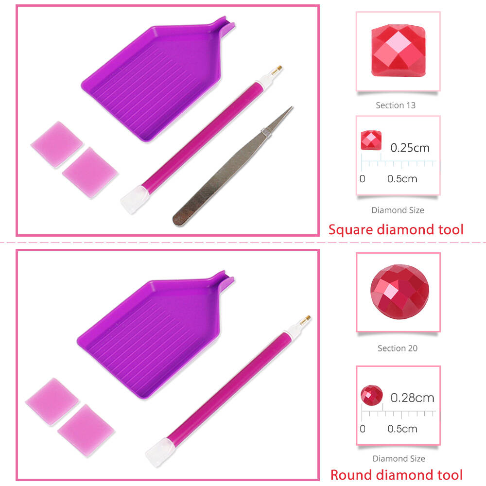 Momoart oso mosaico de diamant - Embroidery Meaning reseña y precio