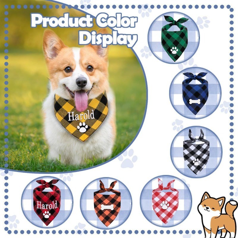 Pañuelo para perro con nombre  - Embroidery Apron reseña y precio