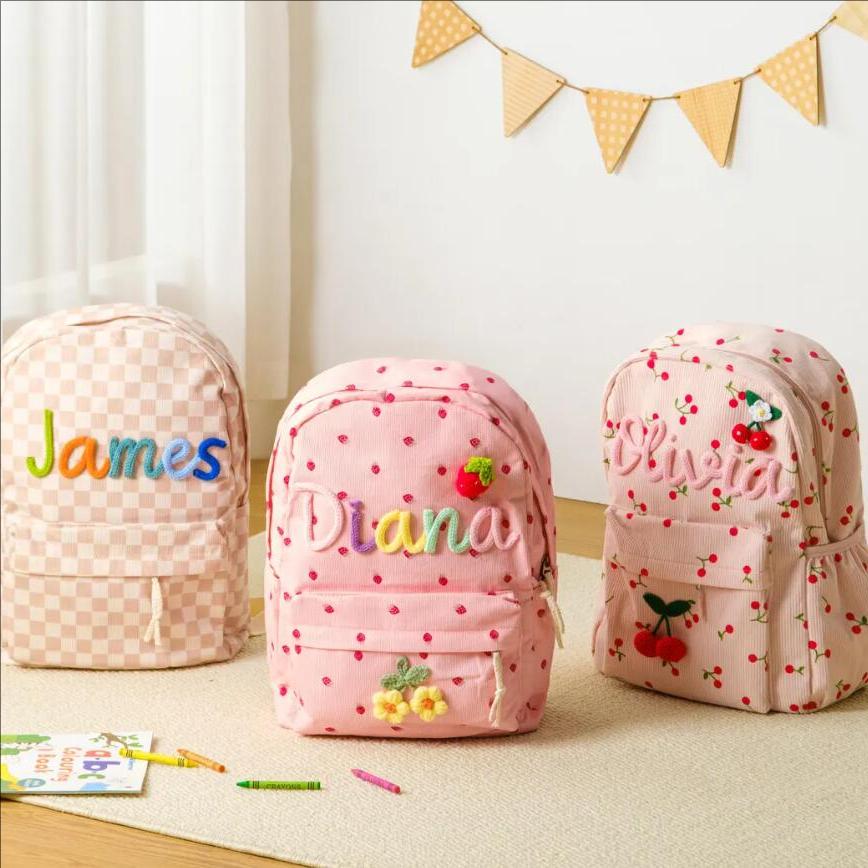 Mochila bonita personalizada p - Embroidery Name Designs reseña y precio