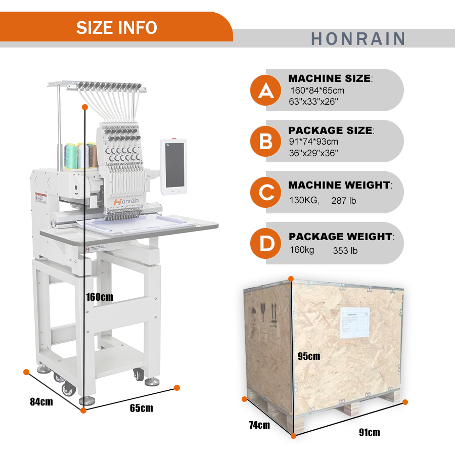 Máquina de bordar de una sola  - Embroidery Machine China reseña y precio