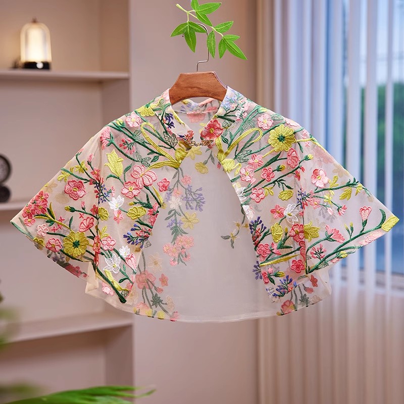 Pashmina de encaje con bordado - Embroidery Underlay reseña y precio